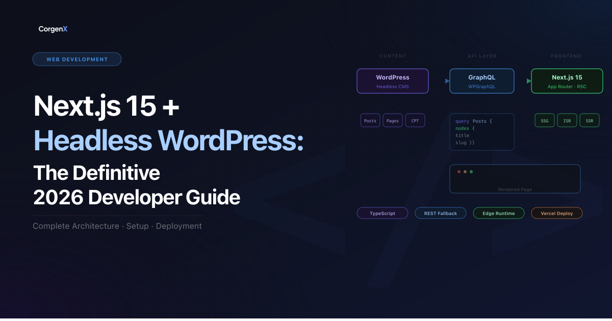 Headless WordPress with Next.js 15 — Complete Setup Guide 2026
